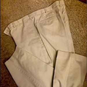 Men’s dress slacks. Light tan. 38/30. Savane.